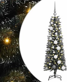 vidaXL Brad de Crăciun artificial Verde 120 cm PVC și Plastic și Oțel