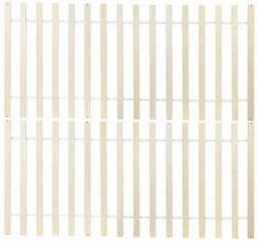 Pat matrimonial 140 cm VALLES (cu somieră) (alb). 1007546
