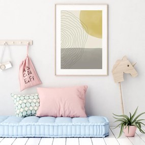 Poster - Abstracție pictată (A4)