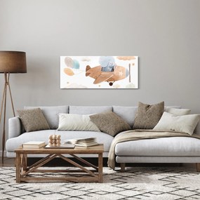 Tablou - Acuarelă elefant într-un avion (120x50 cm)
