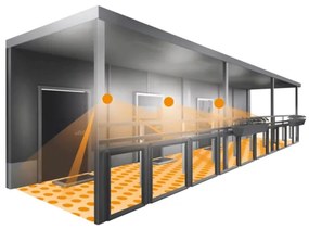 Aplică LED de exterior cu senzor STEINEL 053031 L691 LED/9W/230V IP44