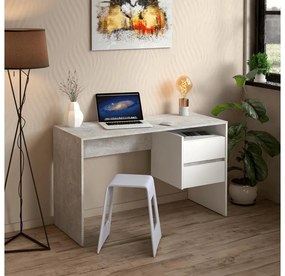 Masă PC Titanes (beton + alb) . 1116530