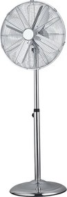 La mâna a doua: Ventilator cu stativ Finlux FSF-1813-SS, 60W, 45 cm, 3 viteze, Otel inoxidabil, Inox