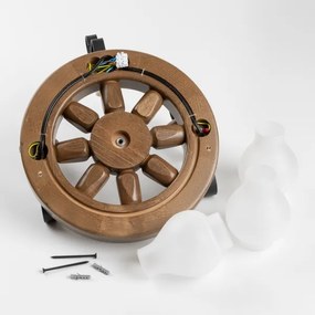 Aplică Brilagi ROATA APLICA 3xE14/40W/230V fag/nuc