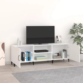 Comoda TV, alb, 150x30x50 cm, lemn compozit 1, Alb