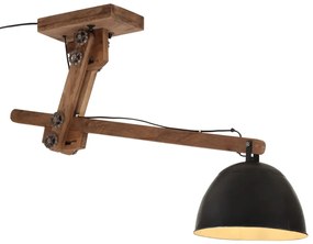 vidaXL Lampă de tavan 25 W, negru, 105x30x65-108 cm, E27