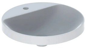 Lavoar incastrat Geberit Variform 48 cm fara orificiu preaplin rotund