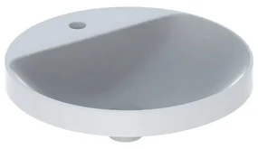 Lavoar incastrat Geberit Variform 48 cm fara orificiu preaplin rotund