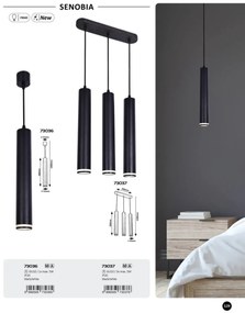 Lustra cu 3 pendule design modern Senobia