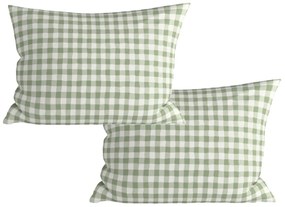 Set 2 bucati huse decorative pentru perna GRENTIS 40x60 cm, verde