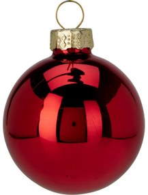 Set de 16 ornamente de Crăciun Crystal Harmony,negru, diametru 3,5 cm, sticlă