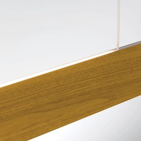 Lustra LED suspendata iluminat ambiental up/down GIDEON lemn