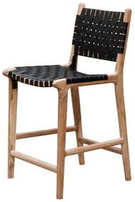 Scaun de bar, din piele naturala, Mixing
