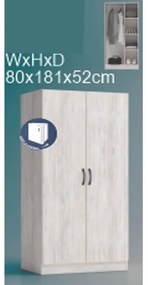 Dormitor GLOBAL3721 - stejar blanco