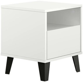 Noptieră BOGAN 1S, albă
