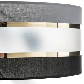 Lustră pe tijă HELEN 3xE27/15W/230V neagră/gri/aurie