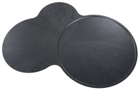 Masuta de cafea Fay din lemn de stejar negru