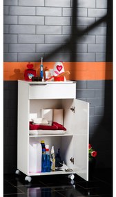 Comodă cu roți Adronetta 1 (alb). 1108512
