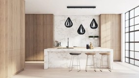 Lustra moderna cu 3 pendule design LUX realizata manual ALMOND XL A
