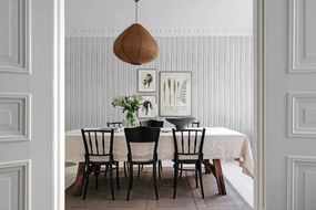 Tapet Swedish Cottage, White, Rebel Walls