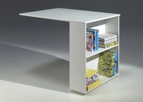 Birou gri opțional pentru patul supraetajat PINO alb – Vipack