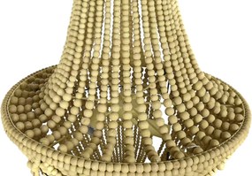Lustră suspendată din metal, galben, cu 50 de sfere, 73 x 50 cm, „Clamecy”