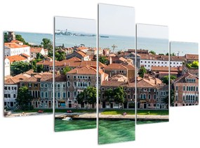 Tablou - Vedere aeriană a orașului (150x105 cm)