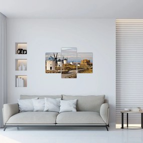 Tablou - Morile de vânt din Consuegra, Spania (90x60 cm)