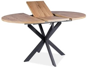 Masa extensibila de dining GASTON 100(135)X100 cm, decor stejar artisan