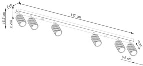 Spot Brilagi CRESTO 6xGU10/10W/230V crem