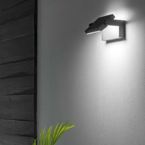 Aplica LED orientabila pentru exterior IP54 Swipe ap gri