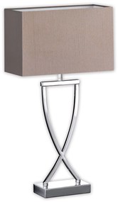 FISCHER &amp; HONSEL Lampa de masa ANNI cappuccino 51/27 cm