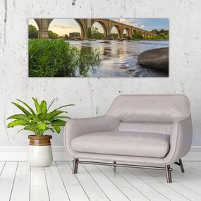 Tablou - Podul de cale ferată Richmond (120x50 cm)