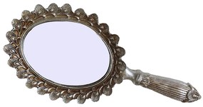 Oglinda de mana EPOQUE, Argintiu, 12x24cm