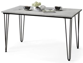 Masă de dining HALIJA beton gri