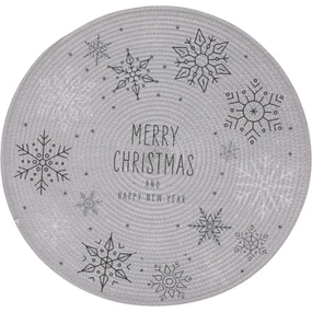 Suport farfurie de Crăciun Merry Christmas, 38 cm