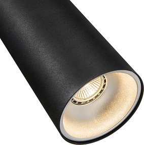 Lampă suspendată inteligentă neagră incl. WiFi GU10 - Tubo