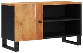 351963 vidaXL Dulap TV, 80x33x46 cm, lemn masiv de acacia&lemn prelucrat