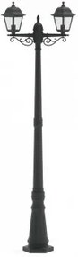Stalp exterior 2 becuri E27 IP44 3239