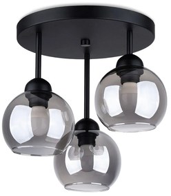 Plafonieră neagră ø 15 cm Grande – Nice Lamps