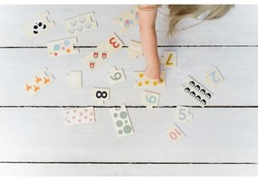 Puzzle (număr de piese 20) de copii din lemn Numbers – Kindsgut