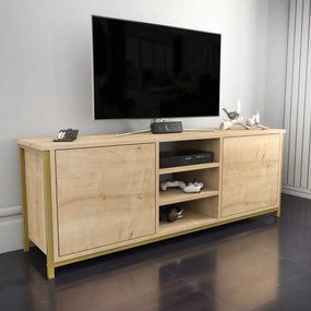 Comoda TV Otis - Gold, Oak