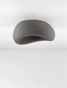 Plafoniera design modern, Stone Gray, AERE, L 50cm