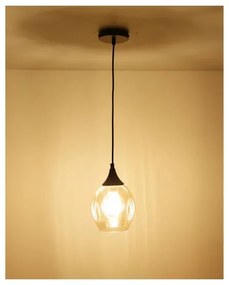 Lustră pe cablu ASPA 1xE27/40W/230V neagră