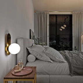 Aplica de perete 1xE27/40W/230V auriu/alb