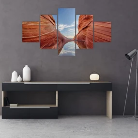 Tablou - Vermilion Cliffs Arizona (125x70 cm), în 40 de alte dimensiuni noi