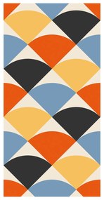Tapet - Abstracție geometrică colorată III.