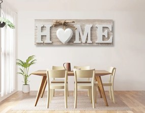 Tablou cu inscripție Home în design vintage
