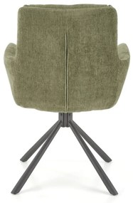 Scaun rotativ K495 stofa olive
