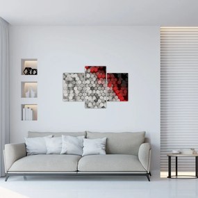 Tablou - 3D hexagoane (90x60 cm)